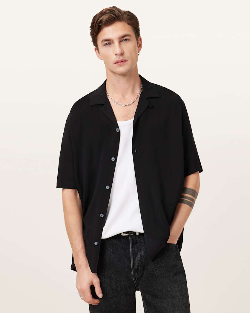 Venice Revere Collar Ramskull Shirt