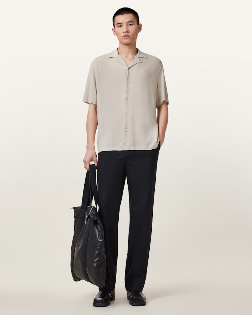 Venice Revere Collar Ramskull Shirt