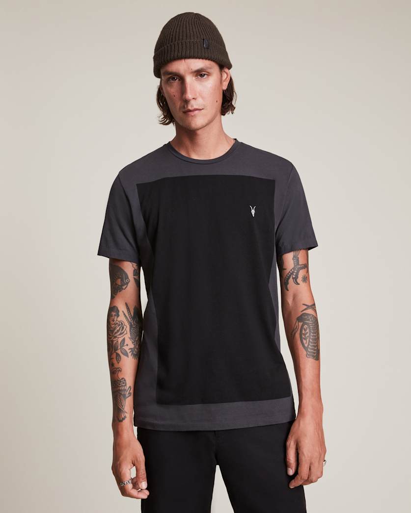 Lobke Colour Block Ramskull Crew T-Shirt
