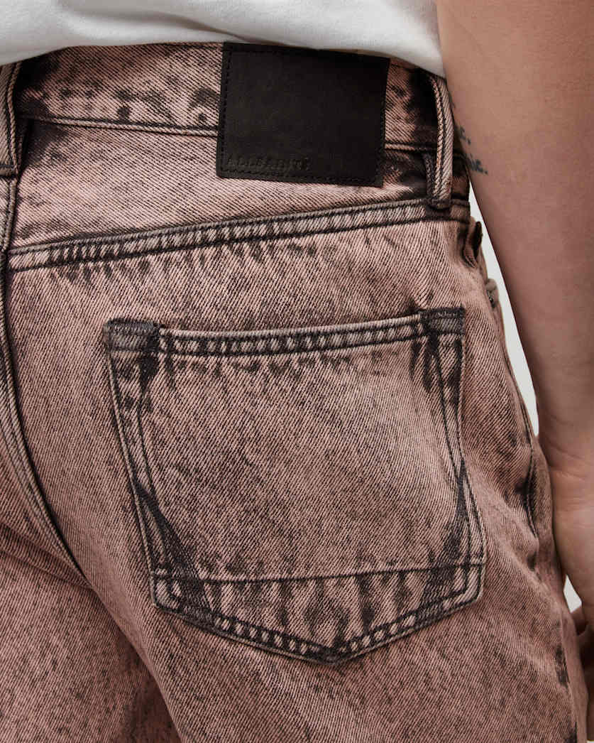 Curtis Straight Fit Overdyed Denim Jeans