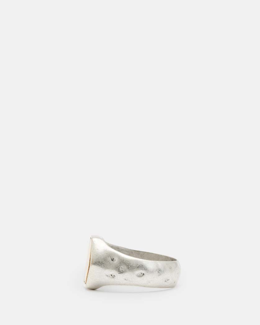 Heli Sterling Silver Stone Hexagon Ring