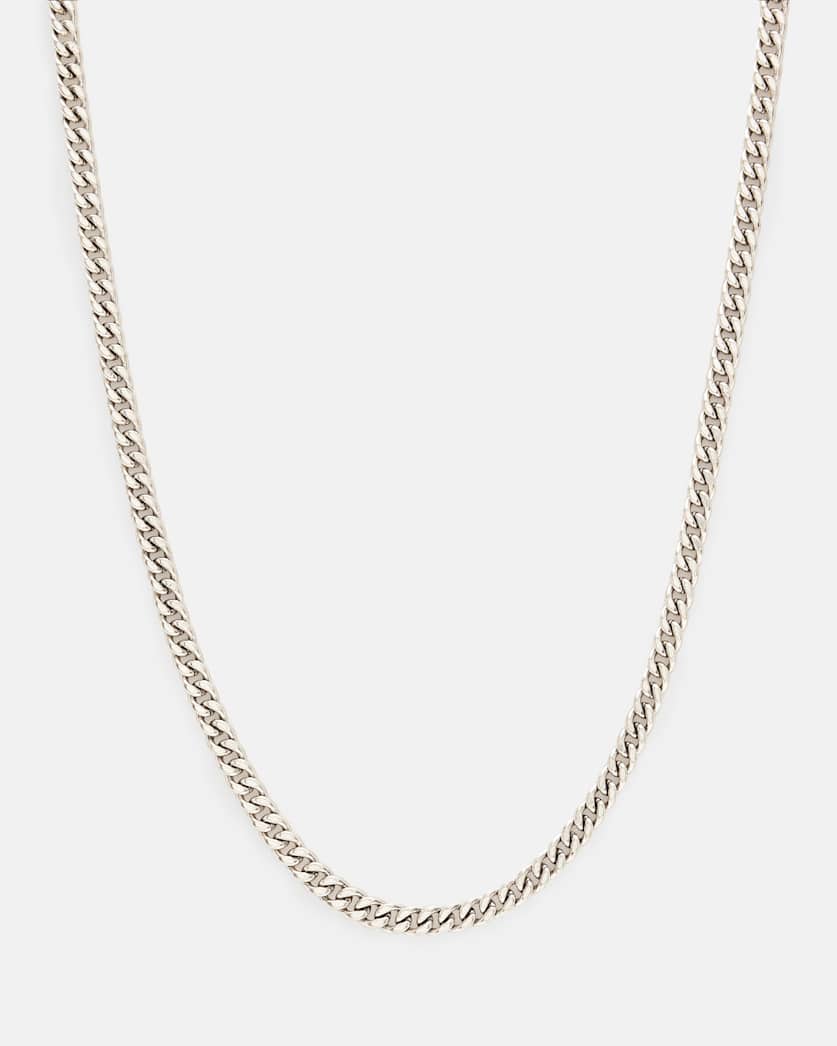 Carabiner Sterling Silver Curb Necklace