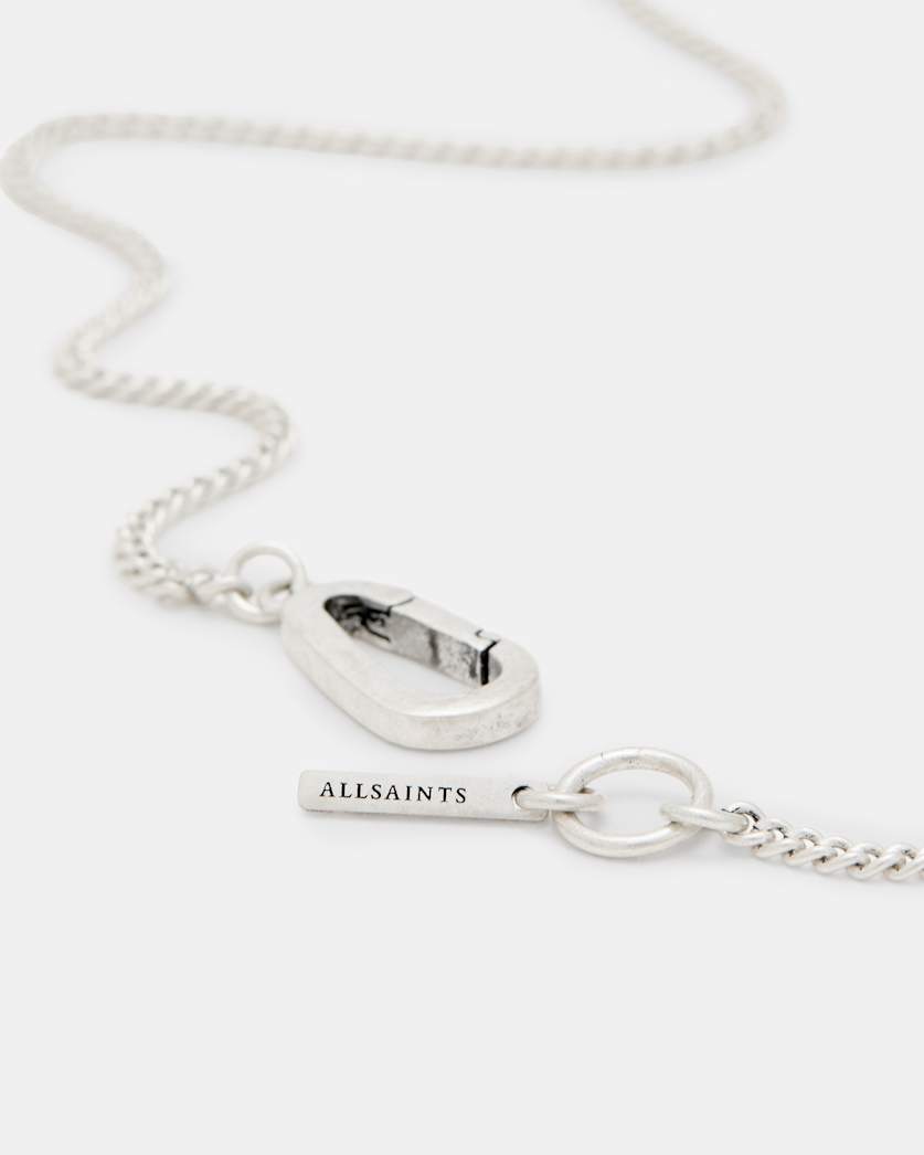 Phang Sterling Silver Logo Necklace