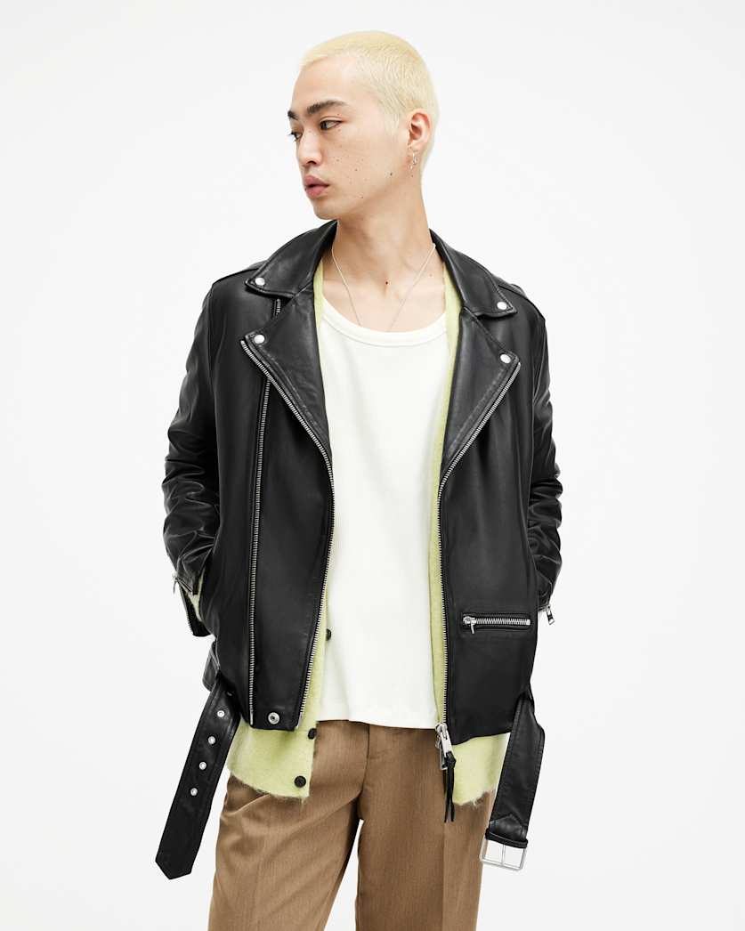 Wick Leather Biker Jacket