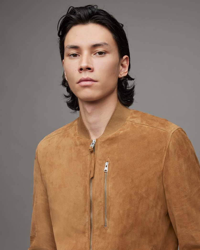 Kemble Suede Bomber Jacket