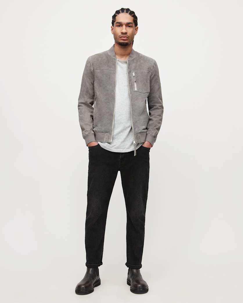 Kairo Suede Bomber Jacket