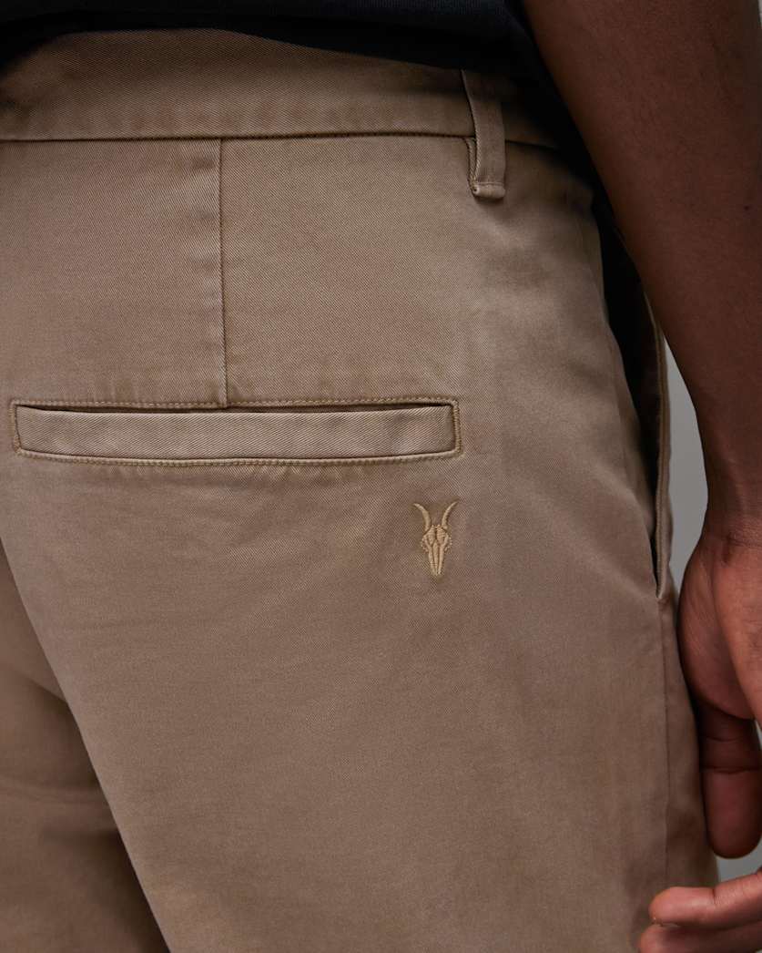 Walde Mid-Rise Skinny Chino Trousers