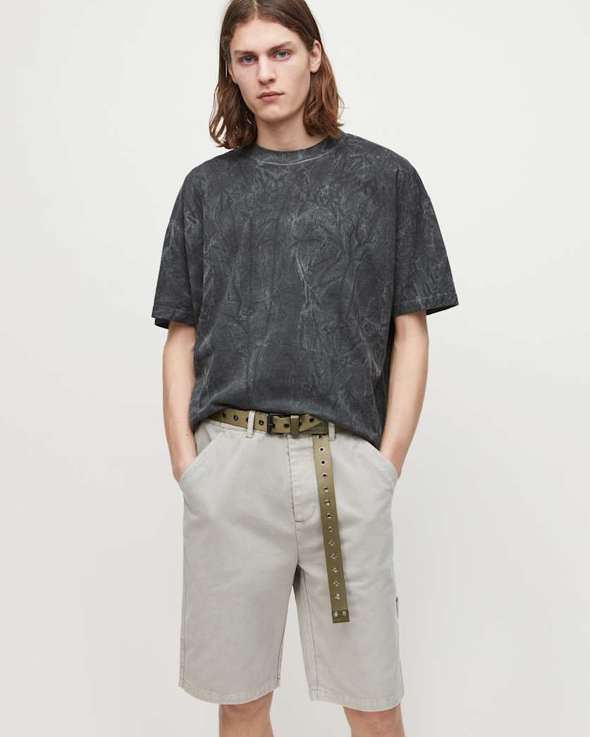 Jesse Webbing Leather Belt