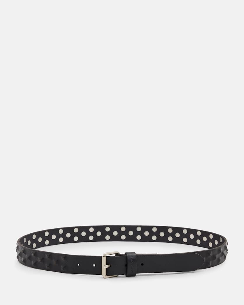 Ashby Covered Studded Leather Belt
