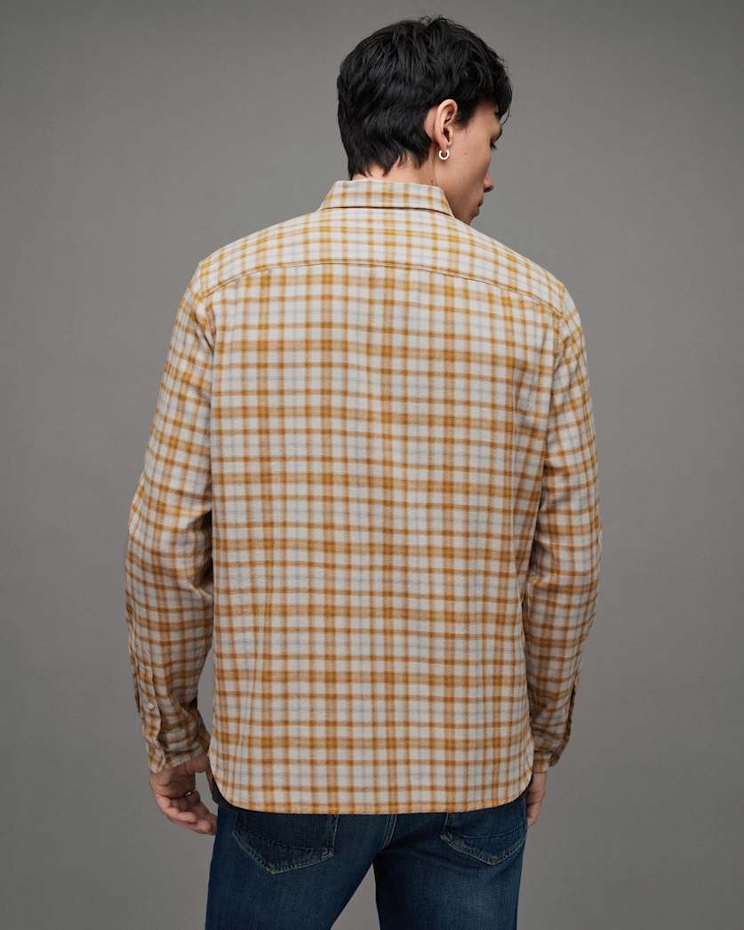 Sonny Checked Long Sleeve Ramskull Shirt