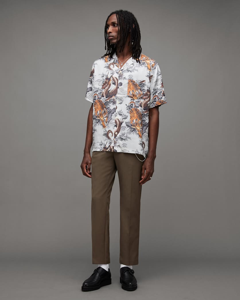 Kali Kimono Print Relaxed Fit Shirt