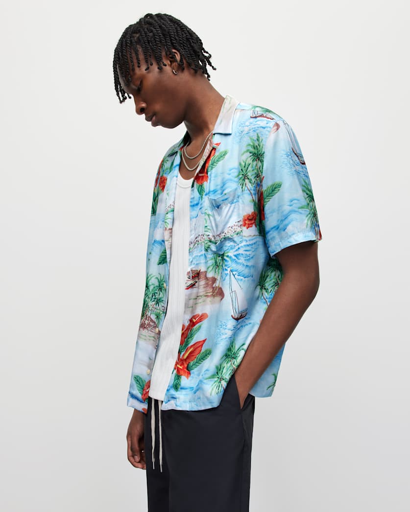 Catalina Tropical Print Hawaiian Shirt