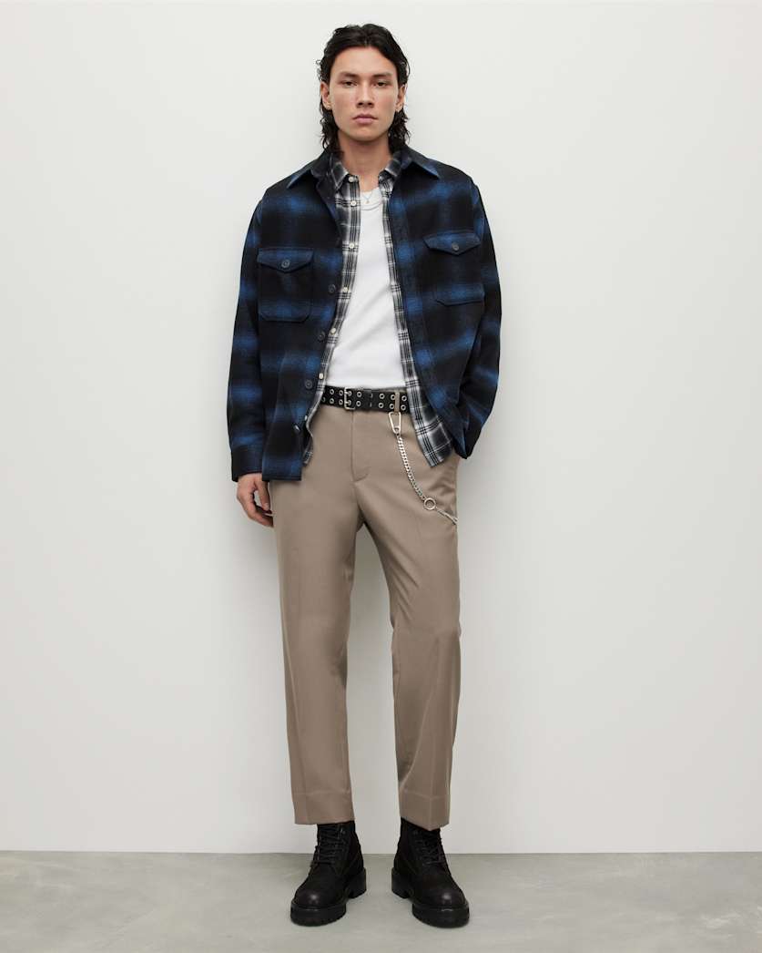 Rotation Checked Overshirt