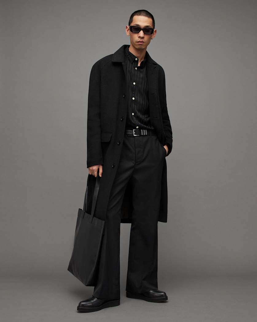 Auriga Jacquard Stripe High Shine Shirt