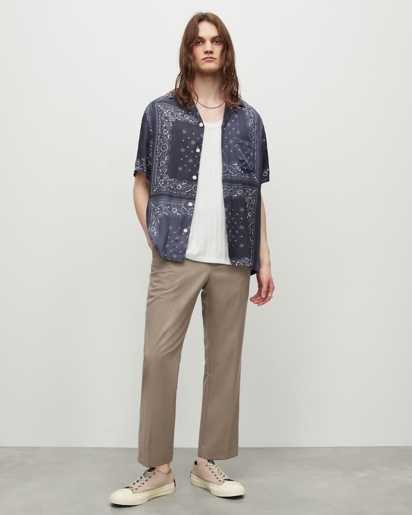 Tikal Short Sleeve Bandana Print Shirt