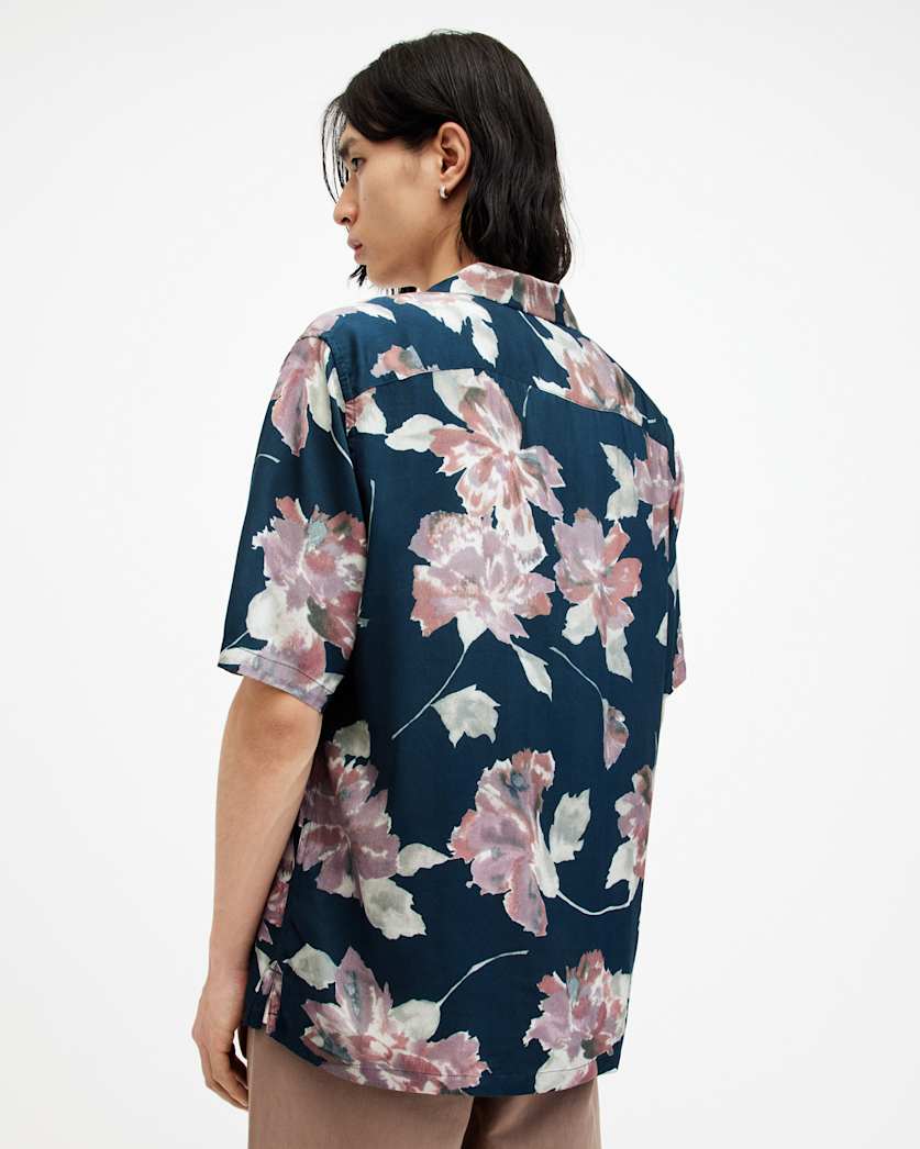 Zinnia Floral Print Relaxed Fit Shirt