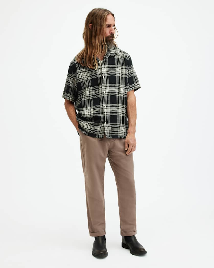 Padres Checked Relaxed Fit Shirt