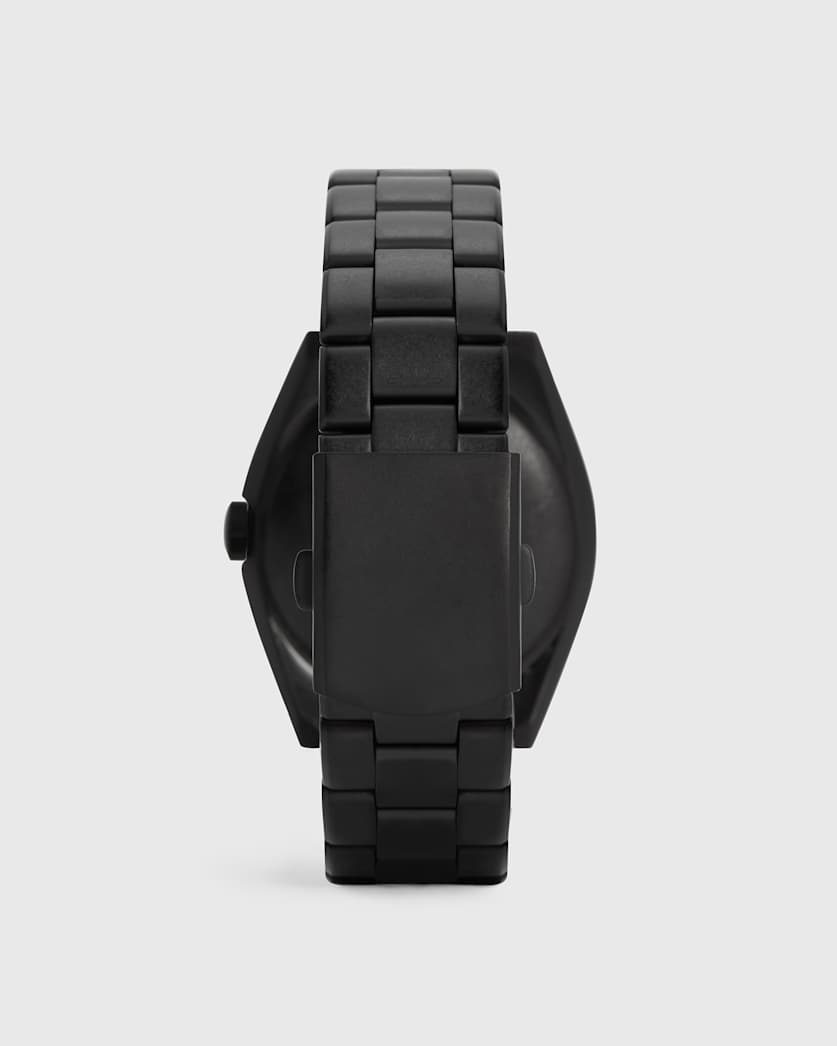 Subtitled GMT V Matte Black Stainless steel Watch