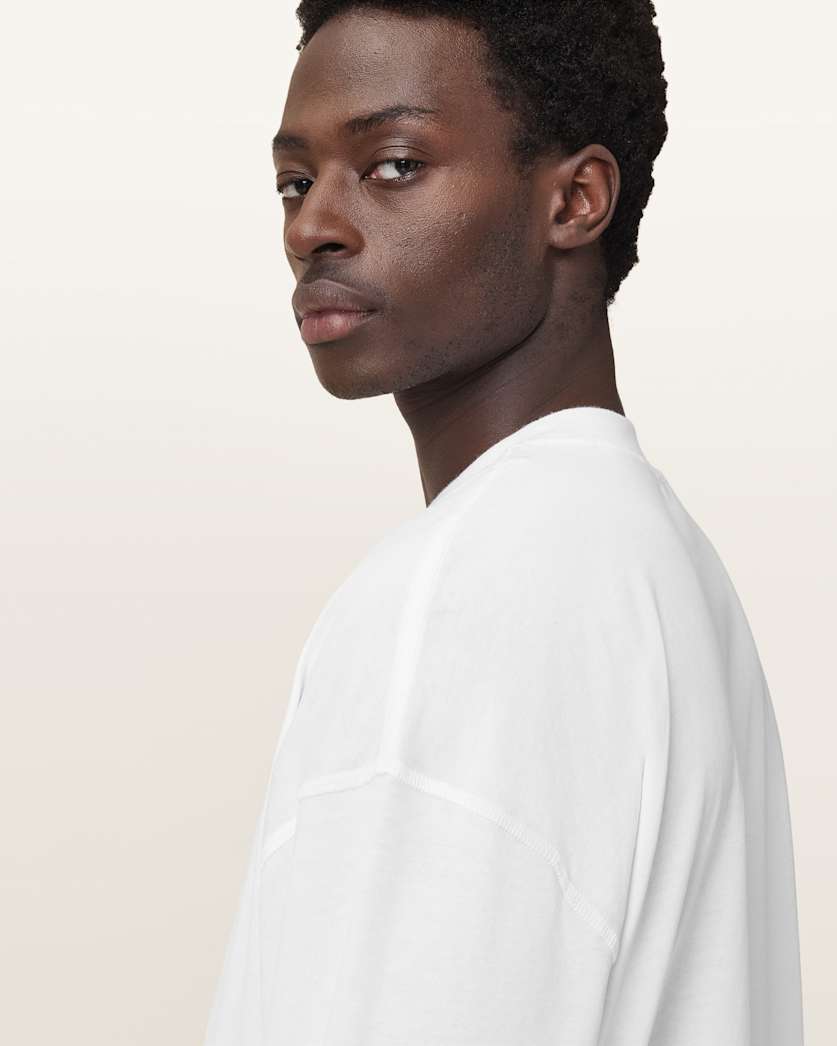Finn Long Sleeve Crew Neck Oversized T-Shirt