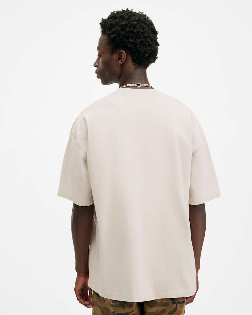 Xander Flocked Logo Oversized T-Shirt