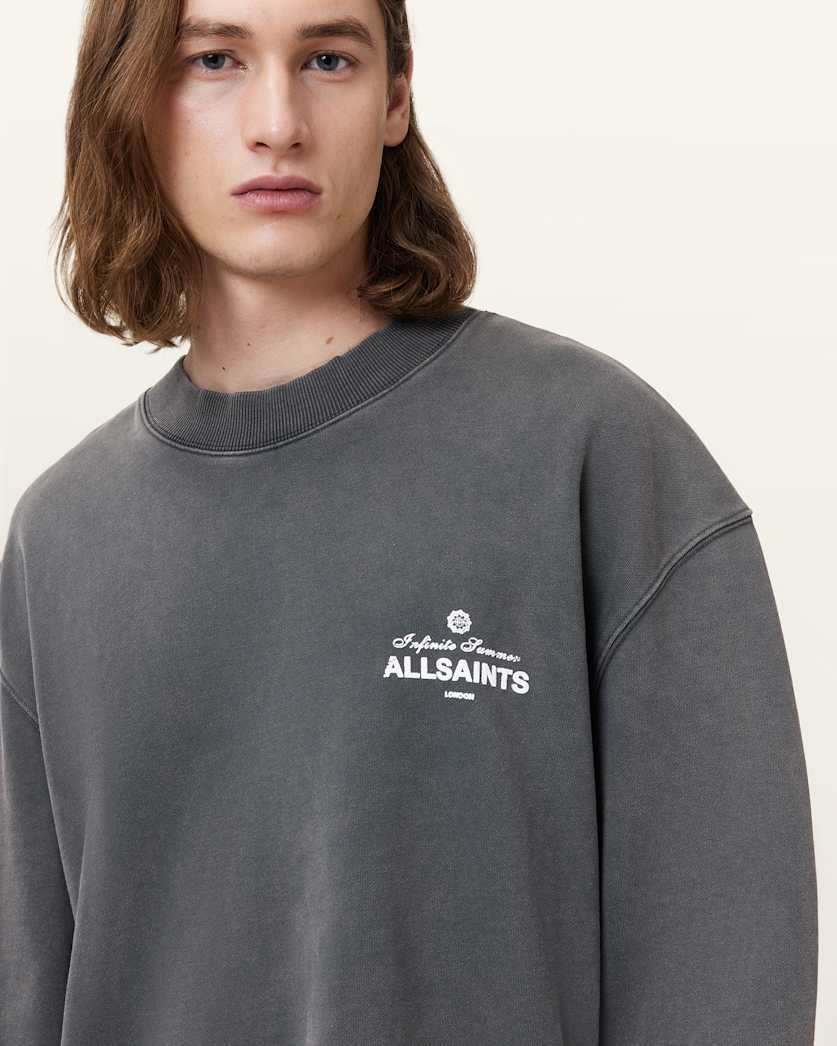 Soleil Crew Oversized Cropped Sweatshirt