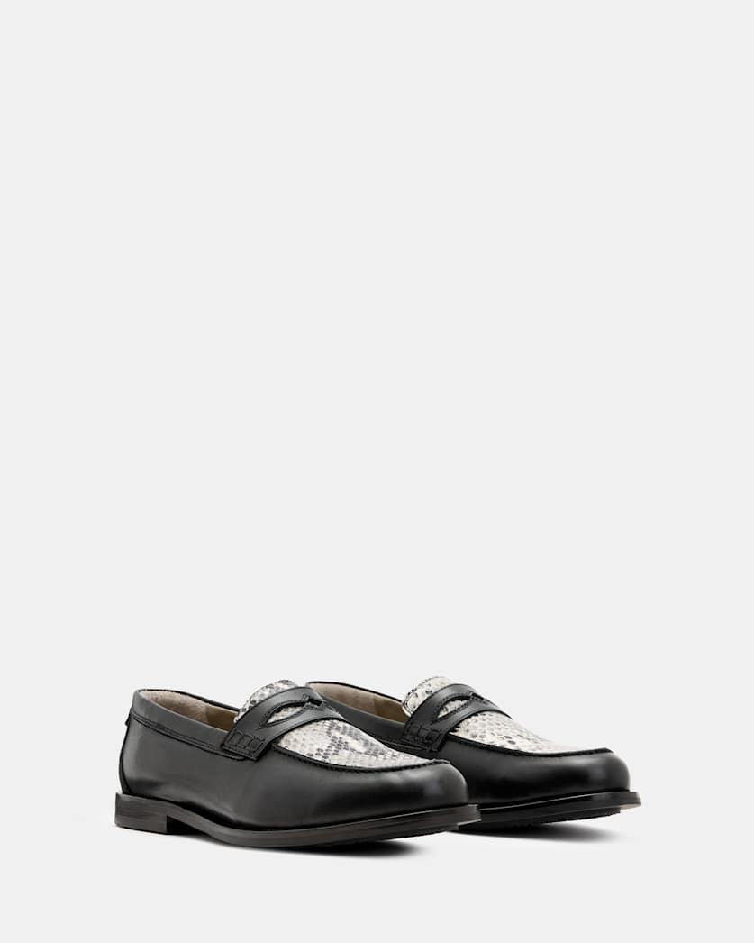 Harmon Western Leather Loafer Shoes