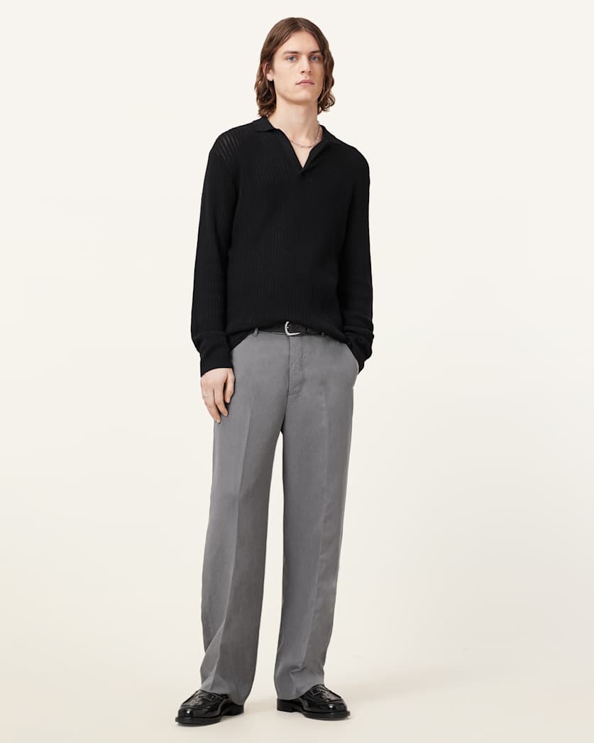 Thoma Long Sleeve Polo Shirt