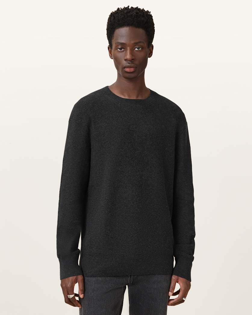 Hayes Waffle Crew Neck Jumper