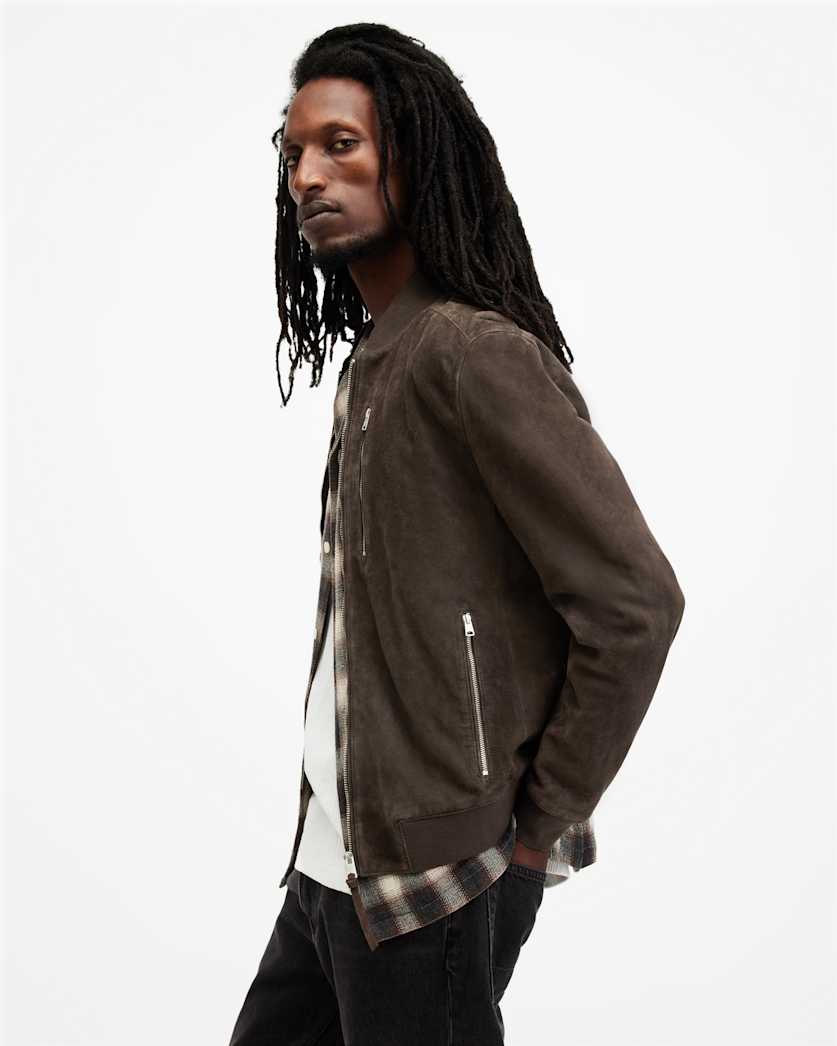 Kemble Suede Bomber Jacket