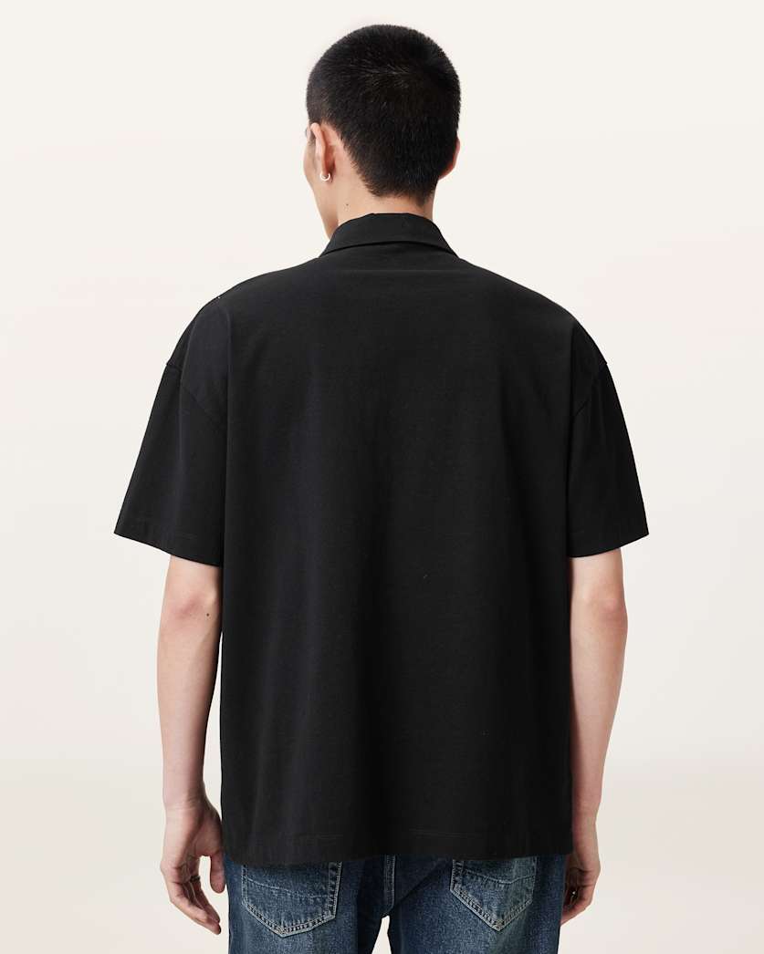 Xander Oversized Short Sleeve Polo Shirt