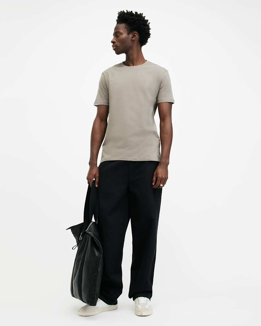 Brace Brushed Cotton Crew Neck T-Shirt