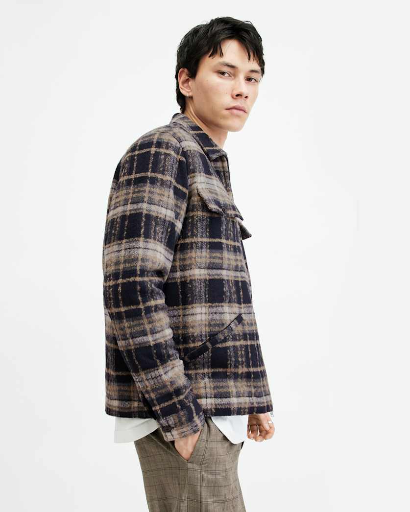 Crosby Checked Zip Jacket