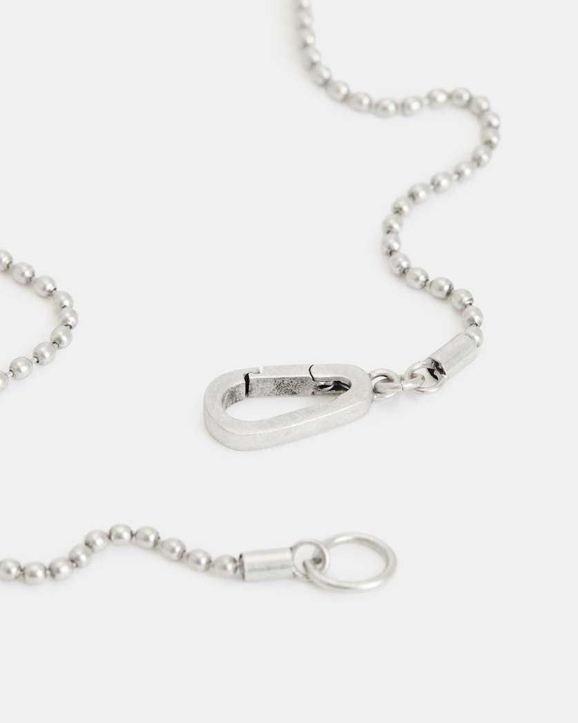 Feather Charm Sterling Silver Necklace