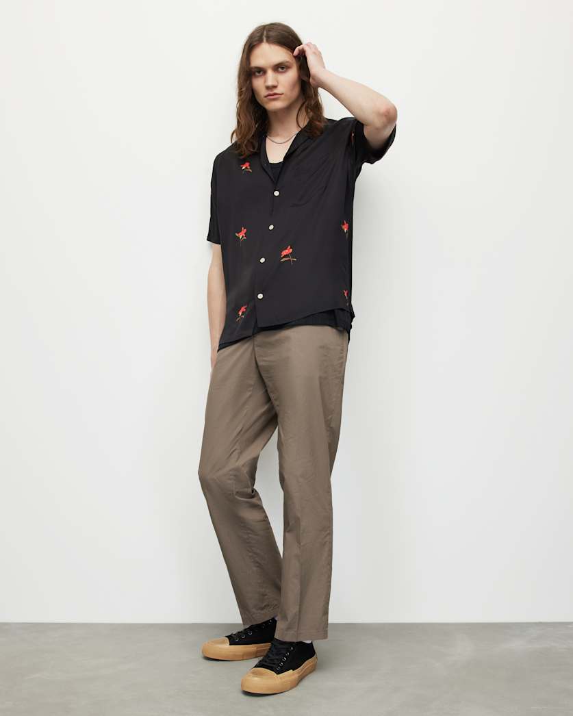Eivissa Floral Print Relaxed Shirt