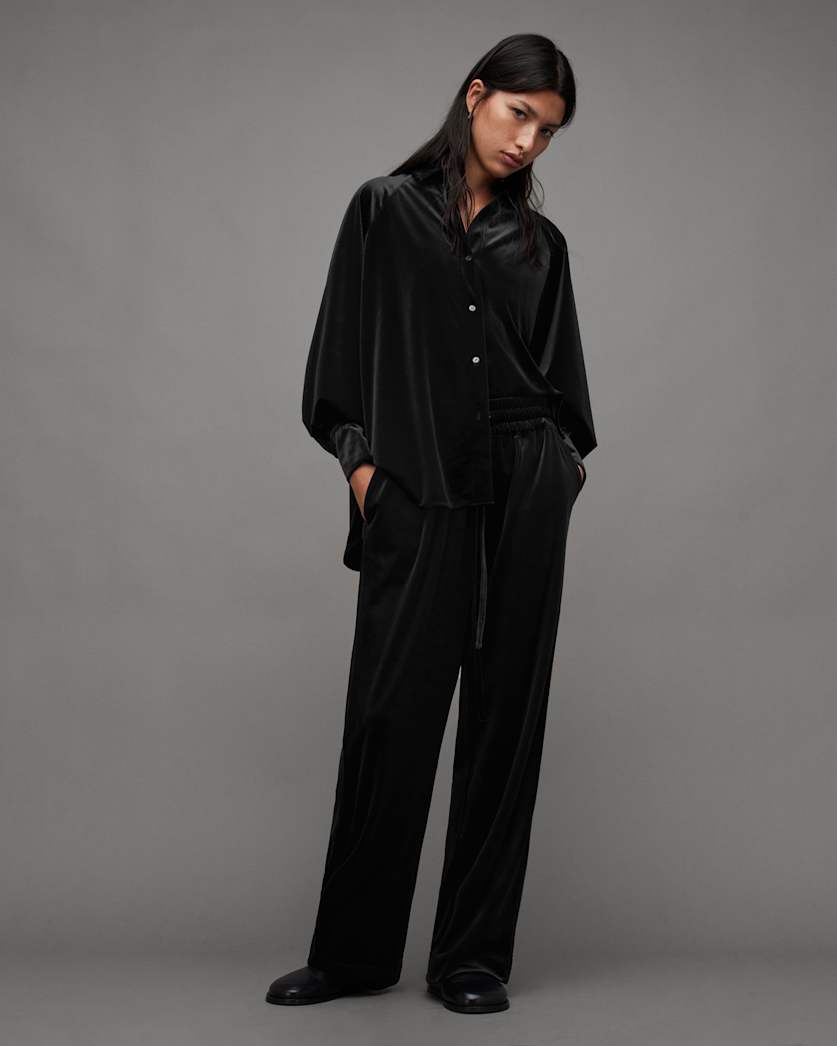 Oana Recycled Velvet Shirt