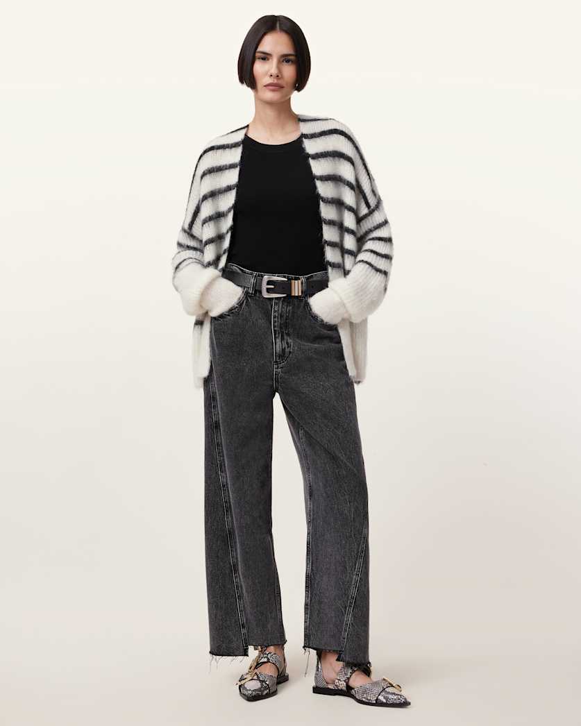 Riga Relaxed Fit Striped Cardigan