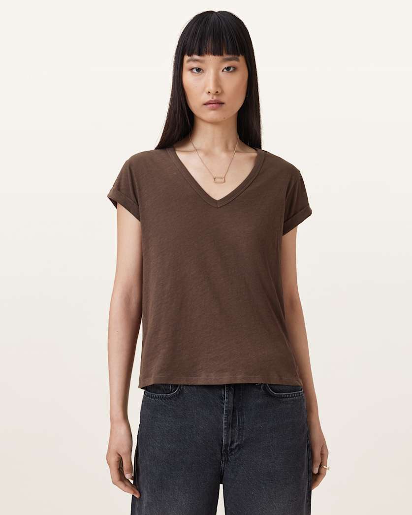 Anna V-Neck Short Sleeve T-Shirt