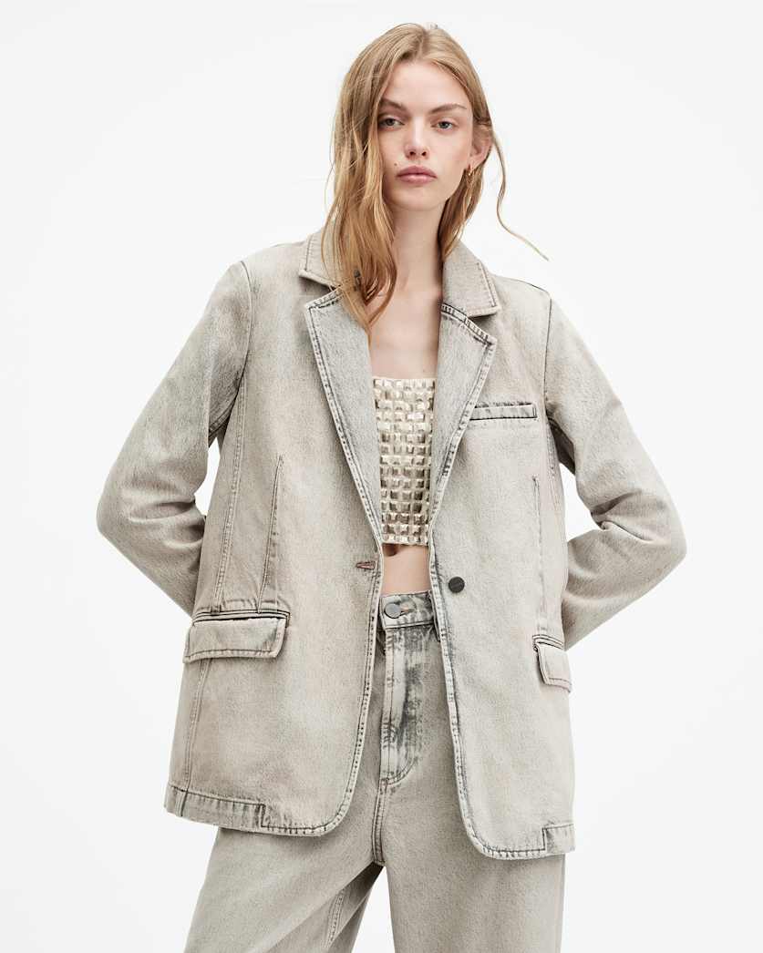 Ever Denim Relaxed Fit Blazer