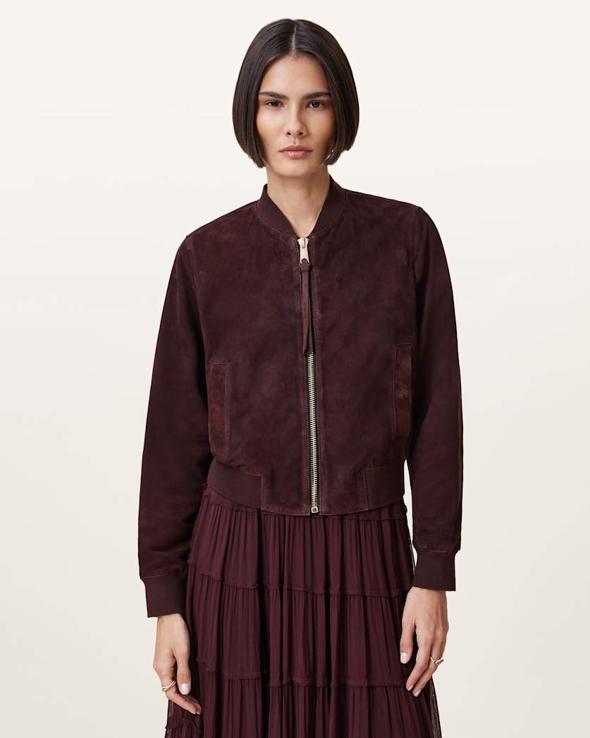 Orten Suede Bomber Jacket