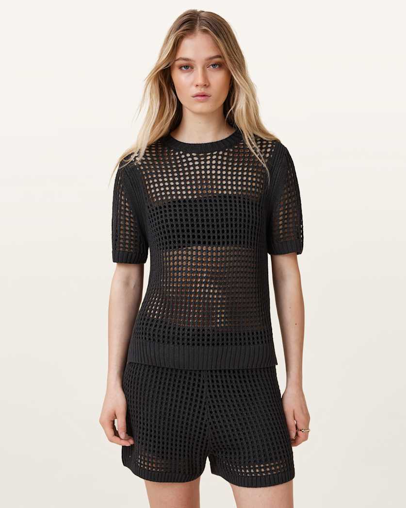 Paloma Open-Knit T-Shirt