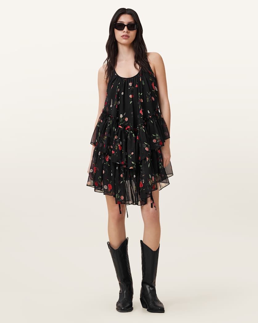 Rach Floral Print Mini Dress