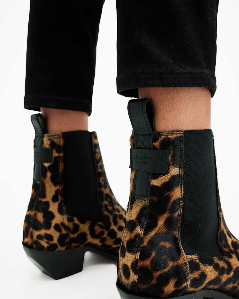 Fox Pointed Western Leather Boots