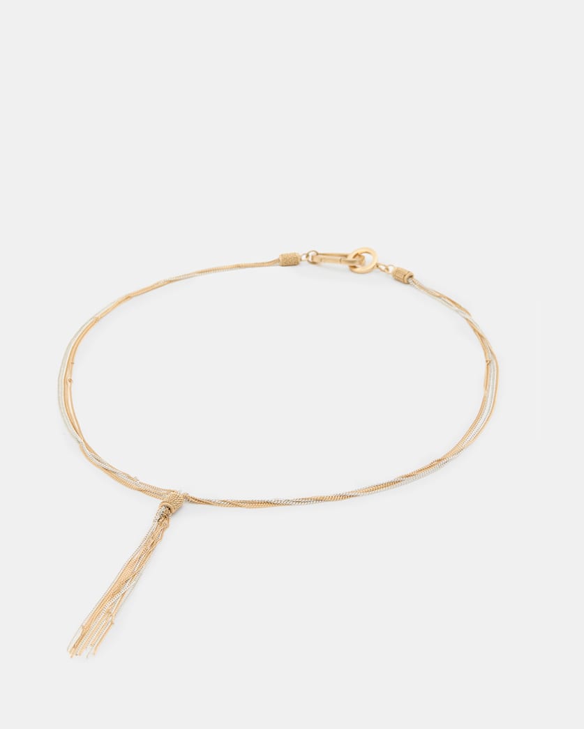Fleur Two Tone Chain Necklace