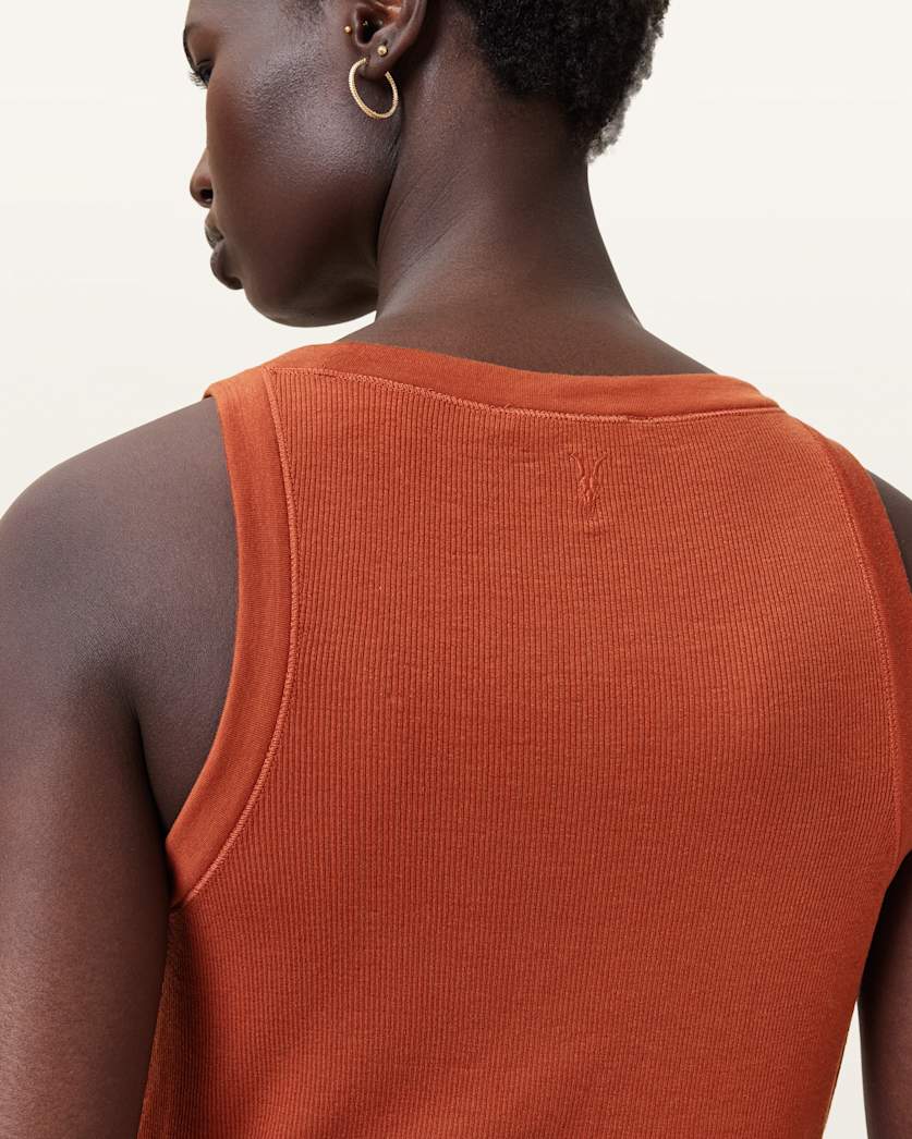 Rina Crew Neck Sleeveless Tank Top