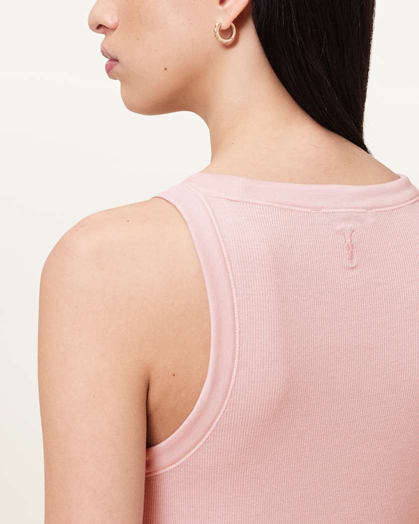 Rina Crew Neck Sleeveless Tank Top