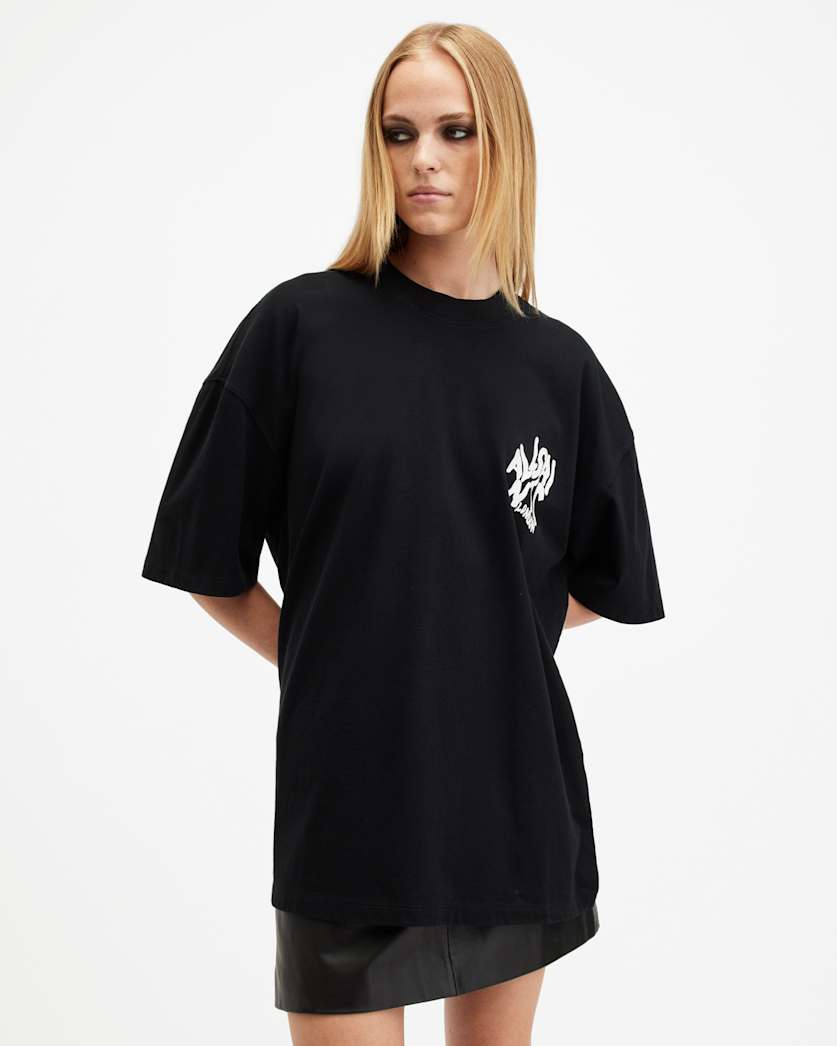Orlando Logo Print Oversized T-Shirt