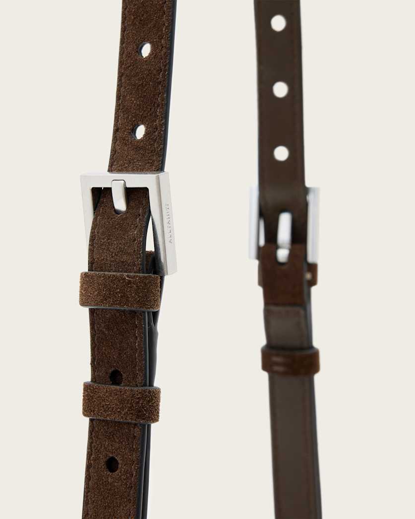 Jupiter Suede Crossbody Bag