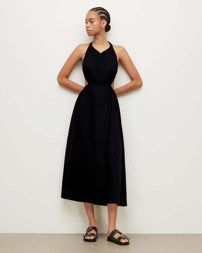 Ludo Linen Blend Maxi Dress