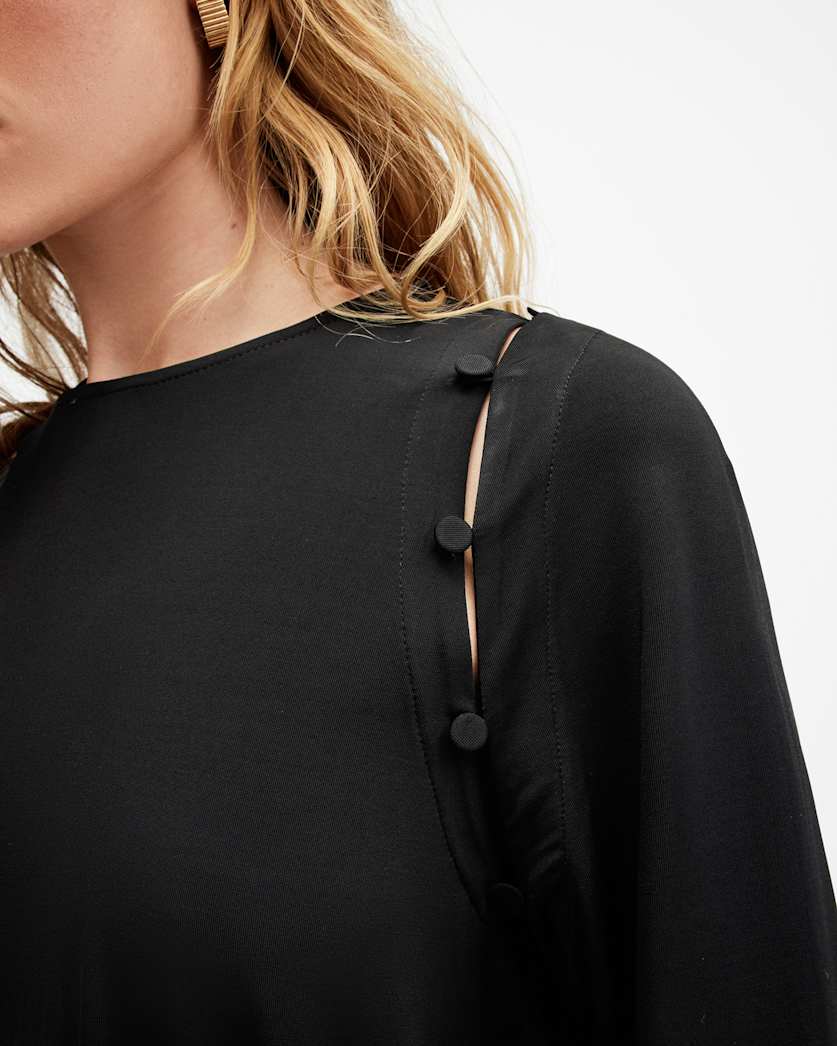 Susannah Removable Sleeve Maxi Dress