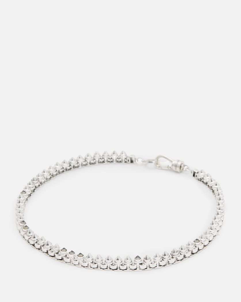 Bobbie Box Chain Studded Necklace
